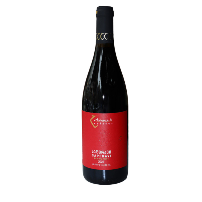 AKHMETELI Saperavi red dry wine 2023